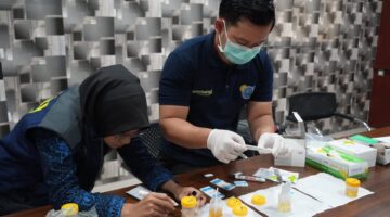 Jelang Lebaran, Pegawai KAI Banyuwangi Jalani Tes Narkoba BNN