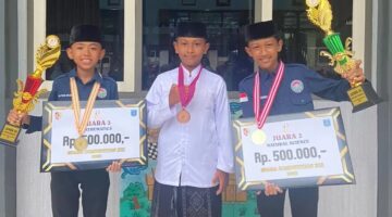 Siswa Siswi MI Unggulan Nuris,Boyong Medali Olimpiade