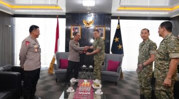 Perkuat Sinergi TNI-Polri, Kapolda Sumsel Terima Kunjungan Strategis Tim Sahli Panglima TNI