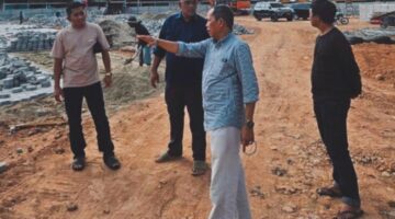 Pembangunan Astaka Utama MTQ Riau ke 44 Hampir Rampung