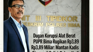 Dugaan Korupsi Alat Berat PUPR Bima Rugikan Rp3,89 Miliar: Mantan Kadis Dipanggil Polisi, Belum Hadir; Masyarakat Tuntut Klarifikasi