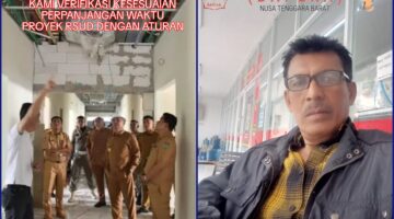 BAPEKA NTB TASRIF ABDULATIF: KAMI VERIFIKASI KESESUAIAN PERPANJANGAN WAKTU PROYEK RSUD DENGAN ATURAN