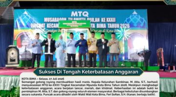 KEPALA KELURAHAN SAMBINAE M. ATTA, S.T. SUKSESKAN MUSABAQAH TILAWATIL QUR’AN KE XXXII TINGKAT KECAMATAN MPUNDA KOTA BIMA TAHUN 2026 DI TENGAH KETERBATASAN ANGGARAN   