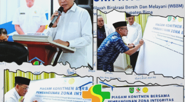 ATAS DUKUNGAN BUPATI, TEGASKAN KOMITMEN INTEGRITAS: DIREKTUR RSUD BIMA, KAMI BANGUN RUMAH SAKIT YANG BERSIH, JUJUR, DAN PENUH PELAYANAN