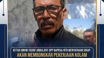 BAPEKA-NTB: ANCAM BONGKAR TOTAL PEKERJAAN PASANGGRAHAN WAWO JIKA TAK ADA ITIKAD BAIK PERBAIKI KUALITAS