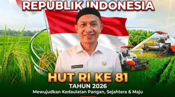 DIRGAHAYU RI KE-81: KEPALA DINAS PERTANIAN KABUPATEN BIMA AJAK WUJUDKAN KEDAULATAN PANGAN UNTUK NEGERI
