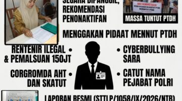 Teror Dan Ancam Polisi: Rentenir Guru P3K di Bima Terancam di Pecat dan mendekam di penjara.