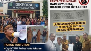 ALIANSI MASYARAKAT BERSATU GONCANGKAN DIKPORA DAN BKPSDM KOTA BIMA: TEGAKKAN HUKUM TERHADAP OKNUM GURU YANG JADI RENTENIR ILEGAL