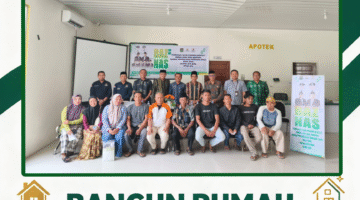  BANGUN RUMAH BANGUN HARAPAN — BAZNAS NTB BERSAMA BAZNAS KOTA BIMA BINA CALON PENERIMA RUMAH LAYAK HUNI
