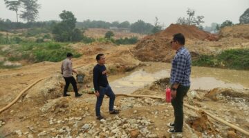 Polsek Kuantan Tengah Tindak 5 Unit Mesin Robin Diduga Digunakan Untuk Aktivitas PETI Ilegal di Pintu Gobang Kari