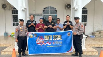 Sambut Hari Jadi Humas Polri ke-75, Polres Kuansing Gelar Bakti Sosial di Masjid Al Muhajirin