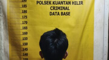 Polsek Kuantan Hilir Tangkap DPO Kasus Narkotika, Sita Sejumlah Barang Bukti